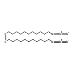 structure of CAS# 881375-91-3, 1-Azido-11-[(11-azidoundecyl)disulfanyl]undecane;Bis disulfide;BIS(11-AZIDOUNDECYL) DISULFIDE