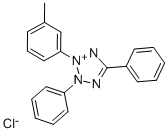 structure of CAS# 88159-25-5, m-Tolyltetrazolium Red;2,5-DIPHENYL-3-(M-TOLYL)TETRAZOLIUM CHLORIDE;M-TOLYLTETRAZOLIUM RED
