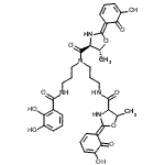 CAS#: 88217-23-6， (2Z,4S,5R)-N-{3-[(2,3-Dihydroxybenzoyl)amino]propyl}-2-(5-hydroxy-6-oxo-2,4-cyclohexadien-1-ylidene)-N-[3-({[(2Z)-2-(5-hydroxy-6-oxo-2,4-cyclohexadien-1-ylidene)-5-methyl-1,3-oxazolidin-4-yl]carbonyl} amino)propyl]-5-methyl-1,3-oxazolidine-4-carboxamide