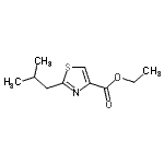 structure of CAS# 882305-14-8, Ethyl 2-isobutyl-1,3-thiazole-4-carboxylate;ethyl 2-isobutylthiazole-4-carboxylate