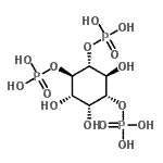 CAS#: 88269-39-0， (1R,2R,3S,4R,5R,6S)-3,5,6-Trihydroxy-1,2,4-cyclohexanetriyl tris[dihydrogen (phosphate)]