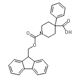 CAS#: 882847-21-4， 1-[(9H-Fluoren-9-ylmethoxy)carbonyl]-4-phenyl-4-piperidinecarboxylic acid