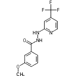 CAS#: 883010-07-9， 3-Methoxy-N'-[4-(trifluoromethyl)-2-pyridinyl]benzohydrazide