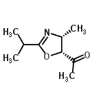 CAS#: 88309-26-6， 1-[(4R,5R)-2-Isopropyl-4-methyl-4,5-dihydro-1,3-oxazol-5-yl]ethanone