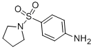 structure of CAS# 88327-91-7, 4-(Pyrrolidine-1-Sulfonyl)-Phenylamine;N-(4-AMINOPHENYLSULFONYL)PYRROLIDINE;4-(PYRROLIDIN-1-YLSULFONYL)ANILINE;4-(PYRROLIDINE-1-SULFONYL)ANILINE