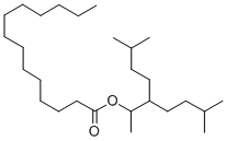 structure of CAS# 88332-30-3, 2-Isopentyl-1,5-Dimethylhexyl Tetradecanoate;Tetradecanoicacid,1,5-Dimethyl-2-(3-Methylbutyl)Hexylester;Myristic Acid 1,5-Dimethyl-2-(3-Methylbutyl)Hexyl Ester;Tetradecanoic Acid 1,5-Dimethyl-2-Isopentylhexyl Ester