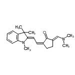 CAS#: 88340-85-6， (2E,5Z)-2-[(Dimethylamino)methylene]-5-[(2Z)-2-(1,3,3-trimethyl-1,3-dihydro-2H-indol-2-ylidene)ethylidene]cyclopentanone