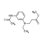 CAS#: 88351-63-7， Methyl N-(3-acetamidophenyl)-N-ethyl-beta-alaninate