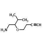 CAS#: 883516-21-0， 2-(3-Butyn-1-yloxy)-3-methyl-1-butanamine
