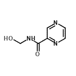 CAS#: 88394-04-1， N-(Hydroxymethyl)-2-pyrazinecarboxamide