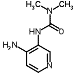 CAS 登录号：88404-01-7， 3-(4-氨基-3-吡啶基)-1,1-二甲基脲