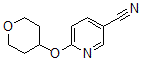 结构式 CAS# 884507-60-2, 6-[(四氢-2H-吡喃-4-基)氧基]-3-吡啶甲腈