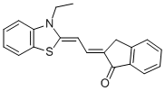 CAS#: 88454-41-5， 2-[2-(3-Ethyl-2(3H)-Benzothiazolylidene)Ethylidene]-2,3-Dihydro-1H-Inden-1-One
