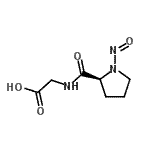 CAS#: 88476-94-2， 1-Nitroso-L-prolylglycine