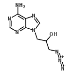 CAS#: 88492-34-6， 1-(6-Amino-9H-purin-9-yl)-3-azido-2-propanol