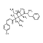 CAS#: 88492-42-6， 3-(Aminoacetyl)-2-(2-amino-3-phenylpropanoyl)-3-[(4Z)-5-(4-hydroxyphenyl)-2-methyl-3-oxo-4-penten-2-yl]-4-oxoornithine