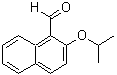 structure of CAS# 885-24-5, 2-Isopropoxy-1-naphthaldehyde;2-(methylethoxy)naphthalenecarbaldehyde;2-(propan-2-yloxy)naphthalene-1-carbaldehyde;2-isopropoxy-1-naphthaldehyde