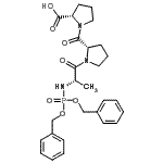 CAS#: 88500-51-0， N-[Bis(benzyloxy)phosphoryl]-L-alanyl-L-prolyl-L-proline