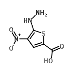 CAS#: 88511-62-0， 5-Hydrazino-4-nitro-2-thiophenecarboxylic acid