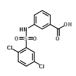 CAS#: 88522-30-9， 3-{[(2,5-Dichlorophenyl)sulfonyl]amino}benzoic acid
