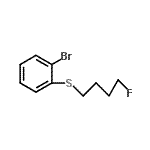 CAS#: 885267-11-8， 1-Bromo-2-[(4-fluorobutyl)sulfanyl]benzene