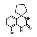 CAS#: 885267-16-3， 8'-Bromo-1'H-spiro[cyclopentane-1,4'-quinazolin]-2'(3'H)-one