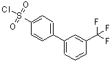 结构式 CAS# 885267-96-9, 3'-(三氟甲基)-4-联苯磺酰氯