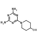 CAS#: 885268-31-5， 1-(4,6-Diamino-1,3,5-triazin-2-yl)-4-piperidinol