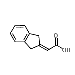 CAS#: 885269-67-0， 2-indan-2-ylideneacetic acid