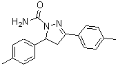 CAS#: 885269-78-3， 3,5-Bis(4-methylphenyl)-4,5-dihydro-1H-pyrazole-1-carboxamide