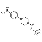 CAS#: 885270-17-7， 2-Methyl-2-propanyl 4-(4-carbamimidoylphenyl)-1-piperazinecarboxylate