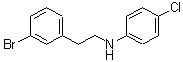 CAS#: 885270-36-0， N-[2-(3-Bromophenyl)ethyl]-4-chloroaniline