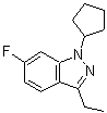 CAS#: 885271-87-4， 1-Cyclopentyl-3-ethyl-6-fluoro-1H-indazole