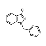 CAS#: 885272-01-5， 3-Chloro-1-(4-pyridinylmethyl)-1H-indazole