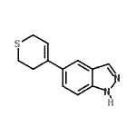 CAS#: 885272-64-0， 5-(3,6-Dihydro-2H-thiopyran-4-yl)-1H-indazole