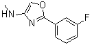 CAS#: 885273-00-7， 2-(3-Fluorophenyl)-N-methyl-1,3-oxazol-4-amine