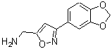 CAS#: 885273-58-5， [3-(1,3-benzodioxol-5-yl)isoxazol-5-yl]methanamine
