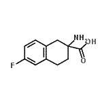 CAS#: 885274-22-6， 2-Amino-6-fluoro-1,2,3,4-tetrahydro-2-naphthalenecarboxylic acid