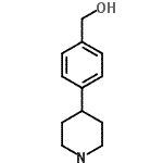 CAS#: 885274-59-9， [4-(4-Piperidinyl)phenyl]methanol