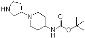 CAS#: 885274-91-9， 2-Methyl-2-propanyl [1-(3-pyrrolidinyl)-4-piperidinyl]carbamate