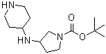 CAS#: 885275-11-6， 2-Methyl-2-propanyl 3-(4-piperidinylamino)-1-pyrrolidinecarboxylate