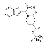 CAS#: 885275-46-7， (2-Amino-4-{[(2-methyl-2-propanyl)oxy]carbonyl}-1-piperidinyl)(1-benzofuran-2-yl)acetic acid