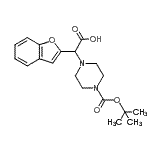 CAS#: 885275-63-8， 1-Benzofuran-2-yl(4-{[(2-methyl-2-propanyl)oxy]carbonyl}-1-piperazinyl)acetic acid