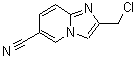 CAS#: 885275-72-9， 2-(Chloromethyl)imidazo[1,2-a]pyridine-6-carbonitrile