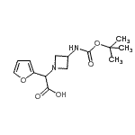 CAS#: 885276-12-0， 2-Furyl[3-({[(2-methyl-2-propanyl)oxy]carbonyl}amino)-1-azetidinyl]acetic acid