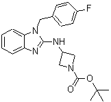 CAS#: 885276-28-8， 2-Methyl-2-propanyl 3-{[1-(4-fluorobenzyl)-1H-benzimidazol-2-yl]amino}-1-azetidinecarboxylate