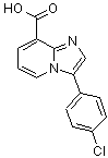 CAS#: 885276-32-4， 3-(4-Chlorophenyl)imidazo[1,2-a]pyridine-8-carboxylic acid