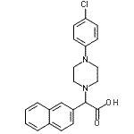 CAS#: 885276-96-0， [4-(4-Chlorophenyl)-1-piperazinyl](2-naphthyl)acetic acid