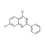 CAS#: 885277-10-1， 4-Chloro-7-fluoro-2-phenylquinazoline