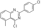 CAS#: 885277-78-1， 4-Chloro-2-(4-chlorophenyl)-5-methylquinazoline